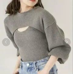 Chicoショートニットセットのサムネイル