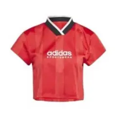 adidas SPORTSWEAR クロップドTシャツ レッドのサムネイル