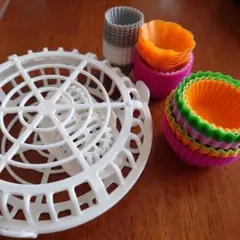 食洗機用小物バスケット シリコンおかずカップ セットのサムネイル