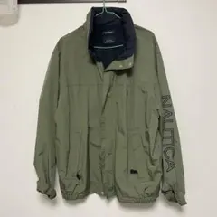 早い者勝ち NAUTICA オリーブグリーン ナイロンジャケット