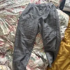 WEGO チェック柄 スラックス Lサイズ