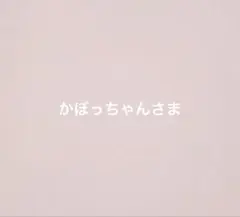 かぼっちゃんさま専用