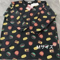 ファミレス　パロディTシャツ　おもしろTシャツ　総柄　サイズM