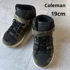 Coleman コールマン　キッズシューズ　ハイカットスニーカー　19cm