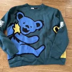 go slow caravan クマデザイン セーター