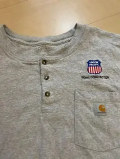 カーハート　ヘンリーネック　Tシャツ