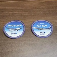 ANA WINGS ステッカー 2種セット DHC-8-Q400 737-800