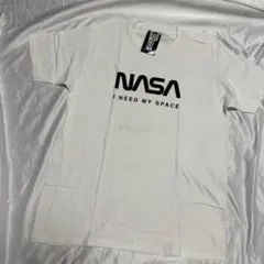 デッド　【L】　NASAロゴ　公式ライセンス　Tシャツ　フルーツオブザルーム　白
