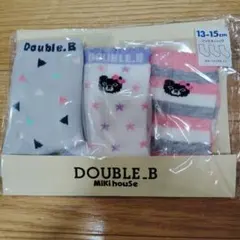新品未使用☆DOUBLE.B キッズ靴下 13-15cm 6足セット