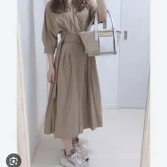 【新品タグ付き】SNIDEL シャツディテールワンピース