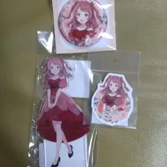 ペルソナ5 奥村春 缶バッジ+特典ステッカー+ぱしゃこれ - メルカリ