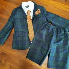 グリーンレーベルリラクシング　フォーマル　入学式、スーツ5点セット　110センチ
