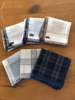 メンズハンカチ　6枚