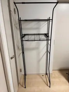 ブラックランドリーラック・洗濯機ラック　カインズBLR-186BK