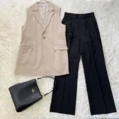 ロペピクニック ジレ セットアップ S〜M オフィスカジュアル　通勤