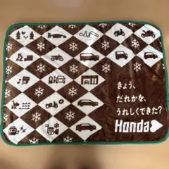 【新品未使用】Hondaオリジナルふわふわフリースブランケット