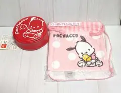 新品　サンリオ　ポチャッコ　丸型ポーチ　プチタオル　巾着　セット