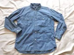 Uniqlo ユニクロ　シャンブレーシャツ　L