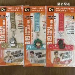 ハイキュー！！　プロフィールカード入りネームホルダー　３つ