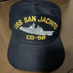 USSSANJACINTO CG-58 古着キャップ　 made in USA