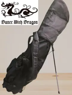 送料無料/美品ダンスウイズドラゴン/キャディバッグ スタンド式BLACKのサムネイル