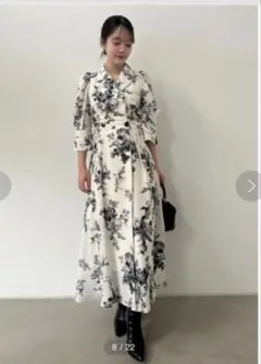 SNIDEL⭐︎最終お値下げ⭐︎点描プリントワンピース