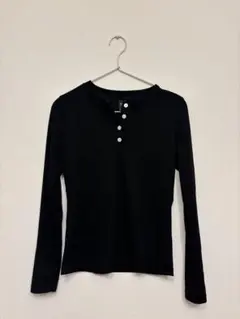 Dazy ブラック 長袖 Tシャツ S