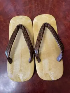 メンズ　雪駄 草履　24㎝　ＳM 卒業袴用　成人式　男子草履　男子雪駄　本牛皮底