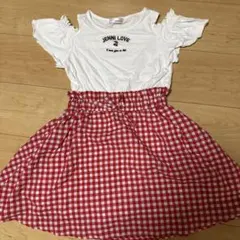 JENNI LOVE⭐︎半袖ワンピース ギンガムチェック130