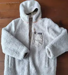 patagonia フード付きジャケット L12 クリーム色