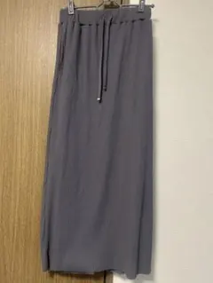 LOWRYSFARM リブ編みロングスカート