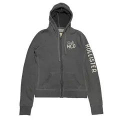 00s Y2K HOLLISTER ジップパーカー ワッペン アームロゴ