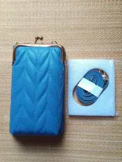 新品　未使用　自宅保管　携帯ケース　財布　がま口　ショルダーバック