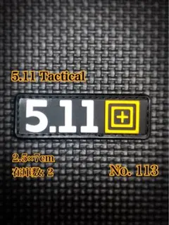 5.11 Tactical サバゲー ミリタリー ベルクロ パッチ ワッペン
