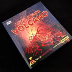 火山のしくみ 仕掛け絵本「Look Inside Volcano」DK