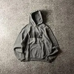 【90sエジプト製】NIKE 紺タグ　ビッグロゴ　ヴィンテージ　フーデッドシャツ