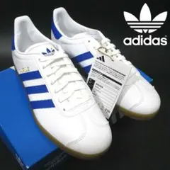 新品未使用■アディダス　ガゼル　GAZELLE　23cm　ガッツレー　青　白