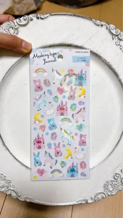 ファンシーシール　ボンドロ　拍　パステル