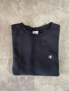 Champion ネイビー クルーネックスウェット