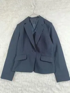 上着のみ　ダークブルー　M シングルボタン ブレザー