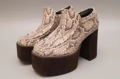 ローズエッセンス ROSESSENCE R&E ヒール M 厚底 パイソン