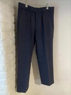 JIL SANDER 14AW Dark Navy Wool Slacks - メルカリ