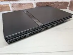 PS2 SCPH-70000 薄型 ブラック 本体 起動確認済 No.6