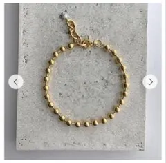 CHIEKO+ Big ball necklace gold チエコプラス