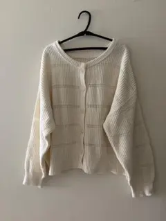 レプシィム　ニットアミカーディガン