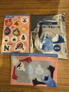 パペットスンスン スシロー ポーチ ピンク