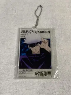 呪術廻戦　五条悟 アクリルビッグタグ　大交流展　イラスト　アクキー