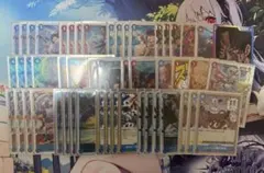 ワンピースカード　赤青エース　デッキ　リーパラ、調整パーツ、スリーブ付き