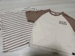 ミッキー Tシャツ/ストライプ柄 Tシャツ