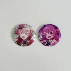 桃井愛莉　グリッター缶バッチ　1b 10b セット